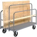 Global Industrial Panel, Sheet & Lumber Truck with Carpeted Deck, 2400 Lb. Capacity, 60L x 30W 241444C
